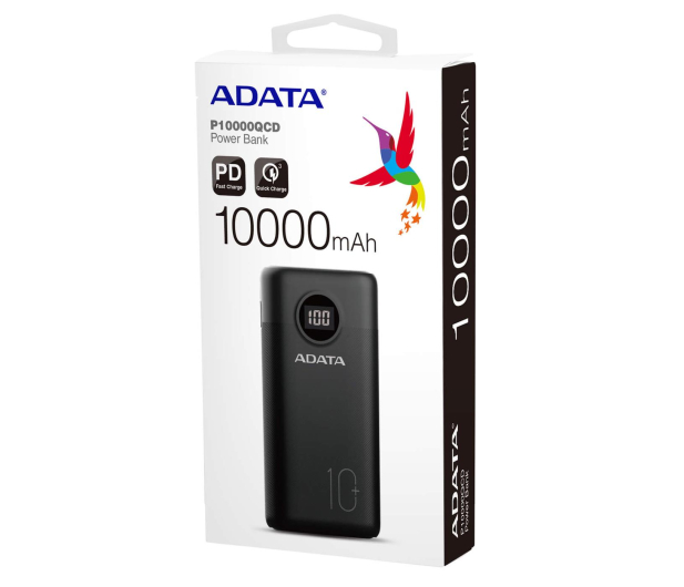 ADATA P10000QCD 10000mAh Czarny QC/PD AP10000QCD-DGT-CBK - 1055689 - zdjęcie 6